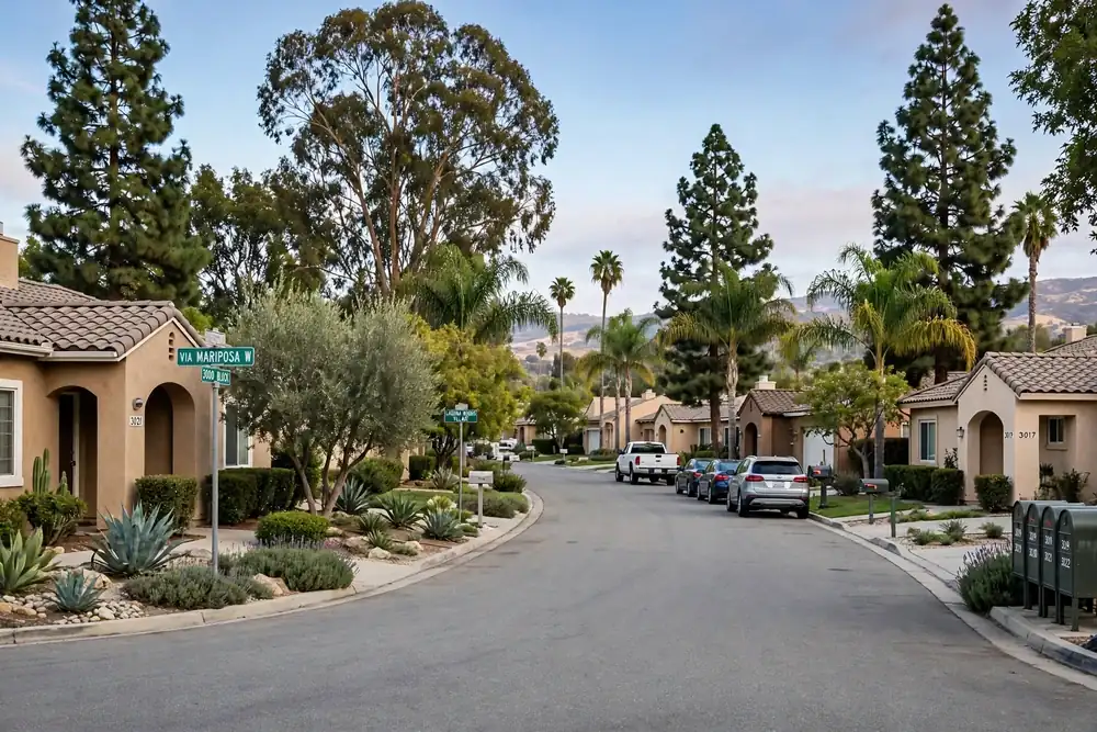 Attached single-story manors in Laguna Woods